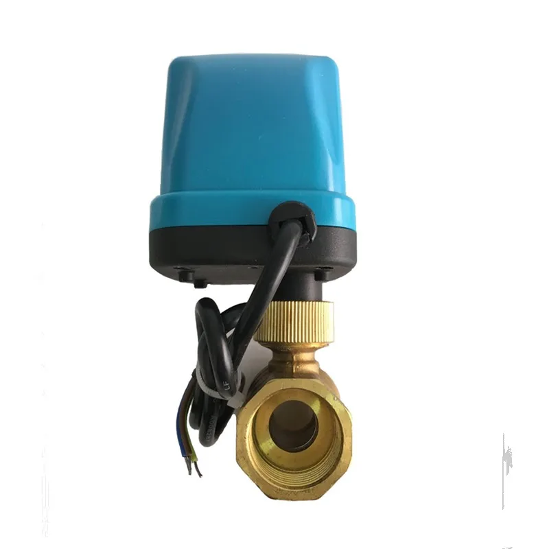 Электрический шаровой кран латунный моторизованный шаровой клапан DN15 DN20 DN25 DN32 DN40 AC220V с подкладкой водяной клапан