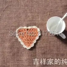 30 рис/лот хлопок трикотажные doily ручные каботажные изделия для украшения стола чайный стол коврик-полотенце подстаканник как домашний декор