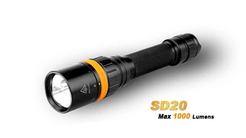 

New Arrival Fenix SD20 100-meter Submersible Flashlight Diving Light with Rotating Magnetic Ring for One-hand Operation