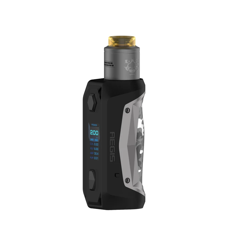 Оригинальный Geekvape Aegis Solo Tengu комплект с 100 W Box Mod RDA электронная сигарета Vape Vapor VS