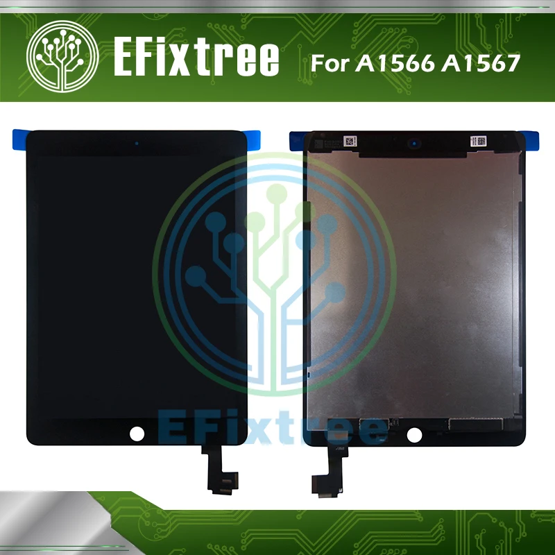 Full New A1567 A1566 LCD Digitizer Assembly For iPad Air 2 LCD Screen Assembly Display Touch Screen Replacement Black White Full New A1567 A1566 LCD Digitizer Assembly For iPad Air 2 LCD Screen Assembly Display Touch Screen Replacement Black White