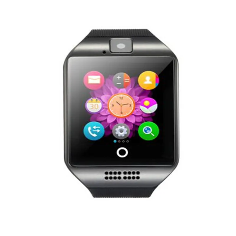 

Bluetooth Touch Screen Q18 Smart Watch With Camera Bluetooth WristWatch For IOS Android Phone Smartwatch PK U8 A1 DZ09 M26 T8