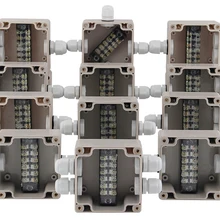 Водонепроницаемая коробка, Электронный пластиковый корпус, чехол для инструмента, электрическая коробка для проекта, наружная 1 во многих из 83*81*56 мм