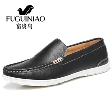 Новые модные удобные туфли без застежки; мужские мягкие кожаные ботинки кэжуал кожаный мужской Мужская обувь для вождения, обувь на платформе без застежки; обувь для отдыха; Sapato Masculino костюмы с платьем, Туфли без каблуков