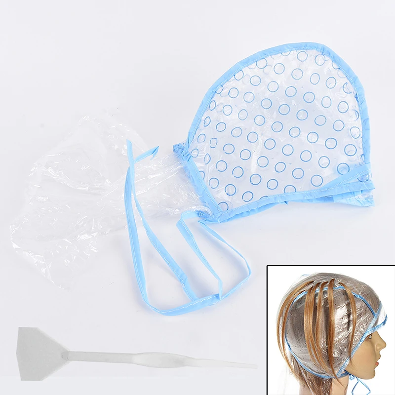 

2Pcs Styling Tool Professional Hair Coloring Highlighting Tinting One-off DIY Dye Cap Hook Salon plastic cap Hair Accessories