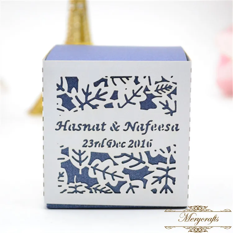 

50 шт. новый дизайн листьев Лазерная вырезка изящная фотография азиатская коробка