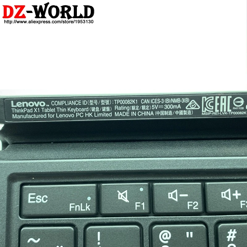  New black Russian backlit keyboard for Lenovo Thinkpad X1 Tablet 1st Gen 20GH 20GG tablet laptop 01