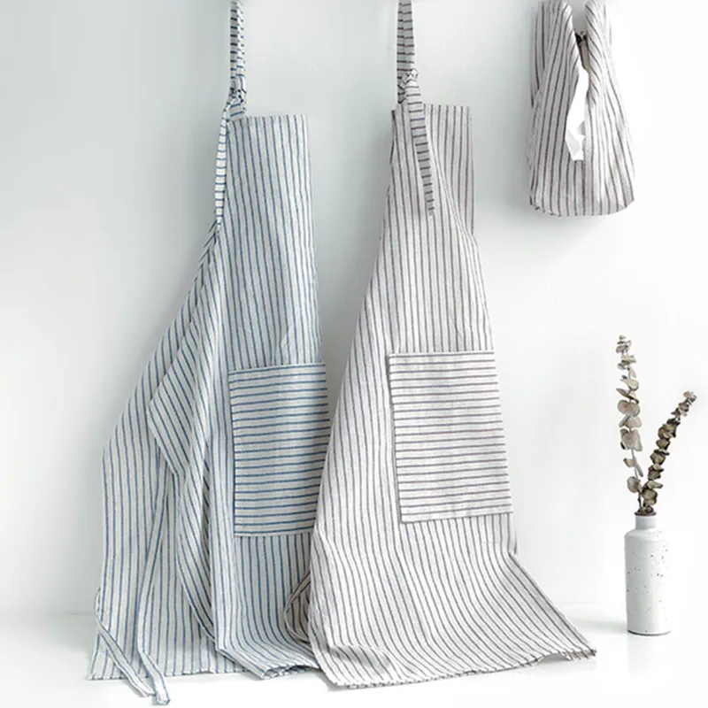 Striped Apron D28-2