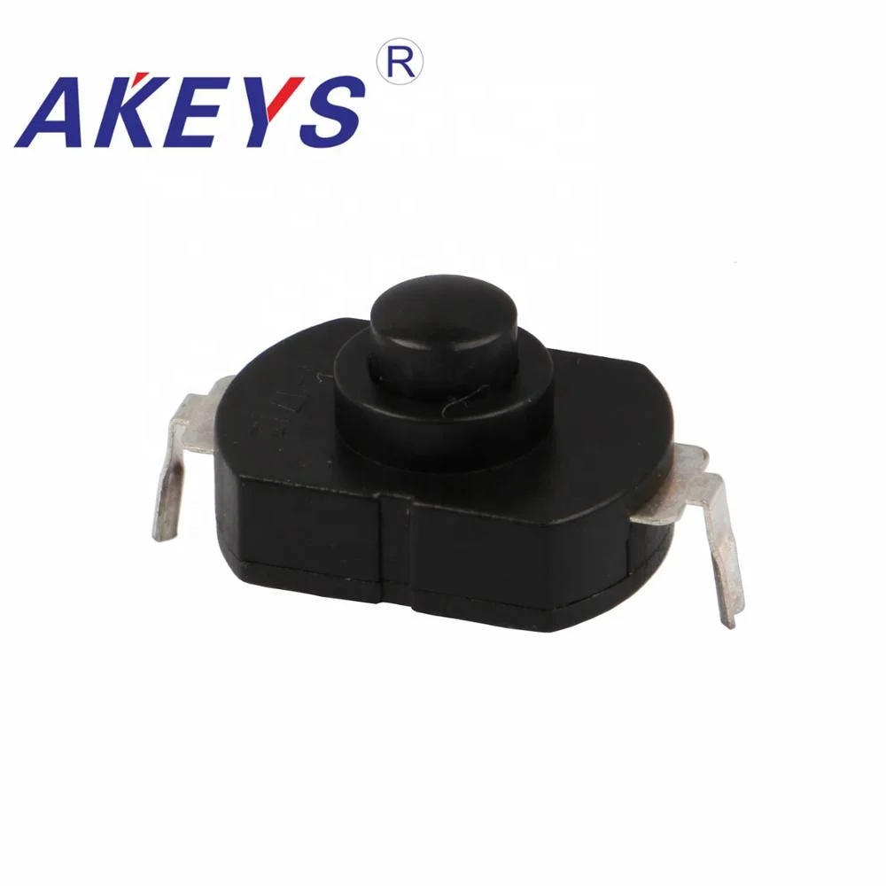 

15PCS YT-1712-DA 2pins Button self-locking switch flashlight switch