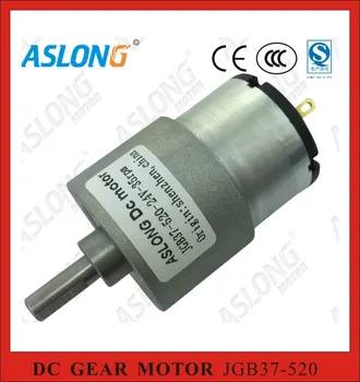 

3Pcs/Lot! ASLONG JGB37-520 6V 12V 24V DC Geared Motor Mini DC Gearbox Motor