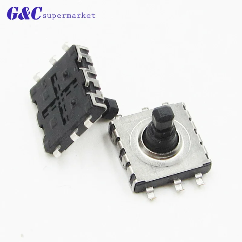5pcs 5 Direction way Tact Switch SMD 6 Pin 10*10*9mm for Navigation Button New