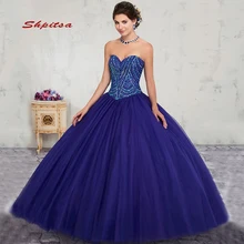 Бальное длинное темно-синее бальное платье 15 милых 16 пышных бальных платьев для выпускного вечера 15 лет