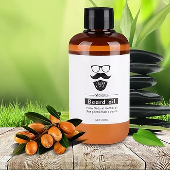 

Mokeru 1pc 200ml Hair Loss Products Pure Beard Oil Natural Organic Beard Growth Oil for Beard Grooming