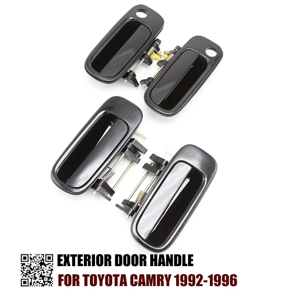 FL FR RL RR набор 4 черная наружная дверная ручка для Toyota Camry 1992 1993 1994 1995 1996 69240 33010 69220 33020