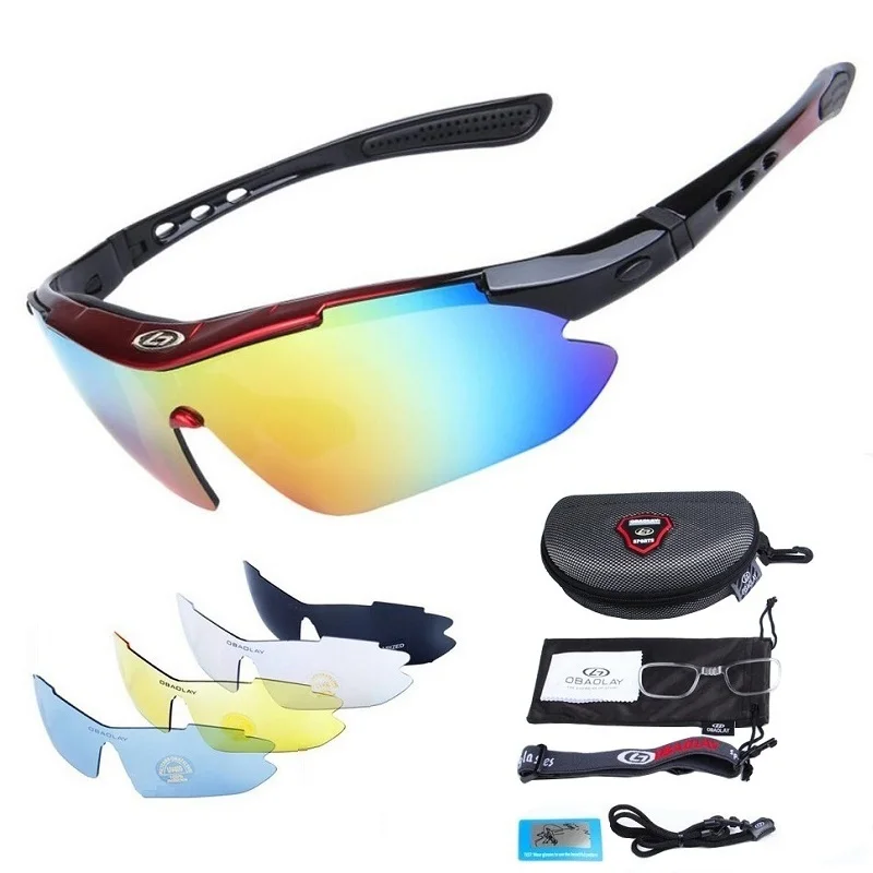 Image Polarized Cycling Glasses for Men Women Professional Riding MTB Sunglasses Mountain Road Oculos Sport Windproof Eyewear Goggles