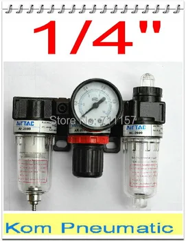 

AC2000 Pneumatic Air Source Treatment Units,1/4" Port Filter Regulator Lubricator Combination, FRL Three Union