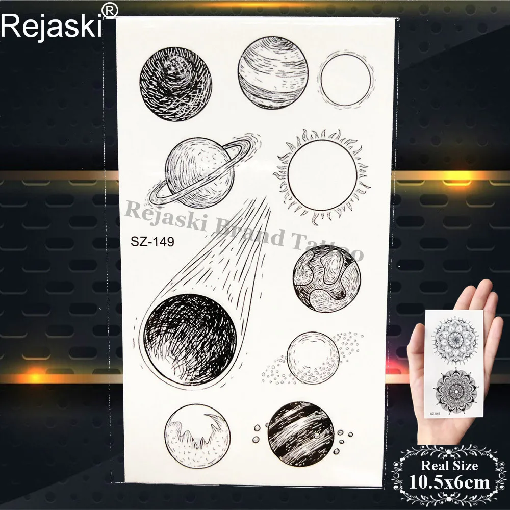 Акварельные бумажные тату наклейки Rejaski Детские флоры временная татуировка