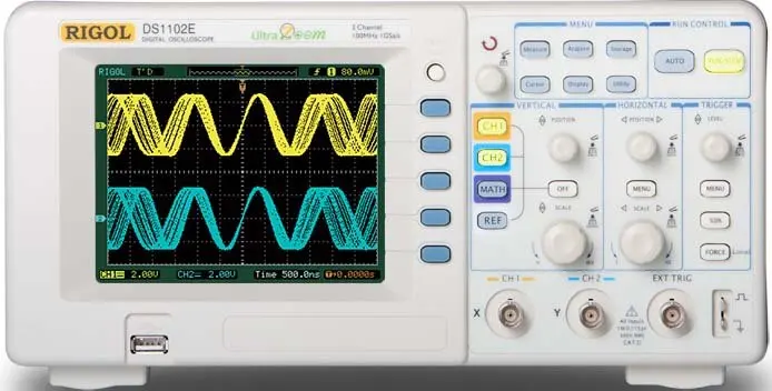 

Rigol DS1102E 100MHz 1 GSa/s 2-CH Digital Oscilloscope