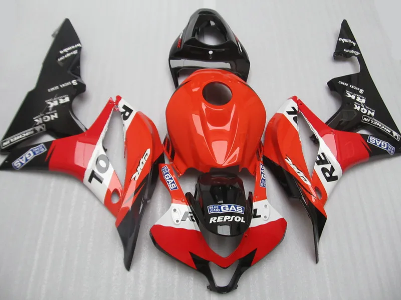 Набор обтекателей для мотоциклов набор HONDA CBR600RR F5 07 08 CBR 600RR 600 RR 2007 2008 ABS красный