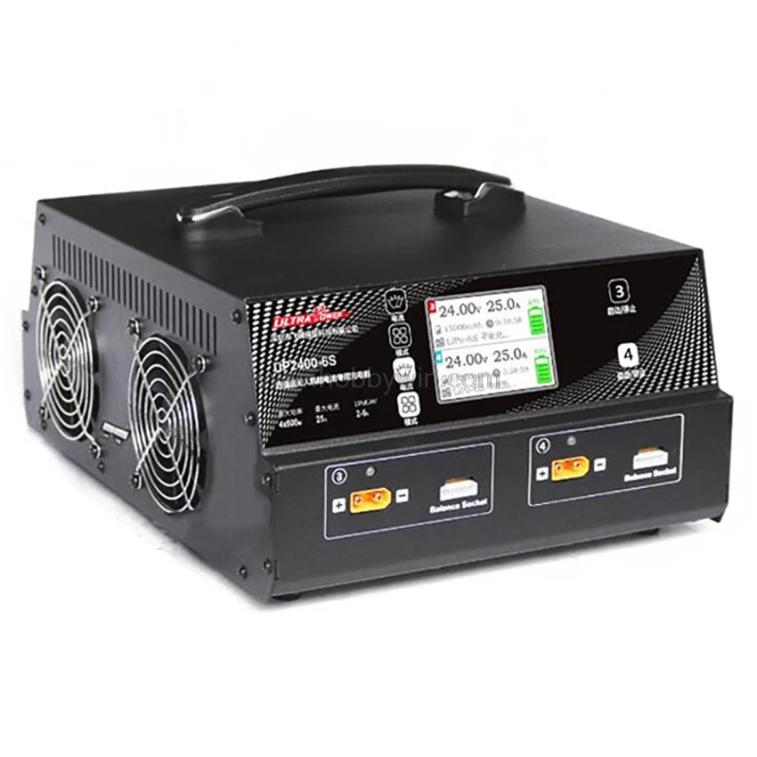 Aerops UP2400 4 Ch 6S 12 14S LiPo LiHV зарядное устройство макс. 25A на канал Зарядка для сельского
