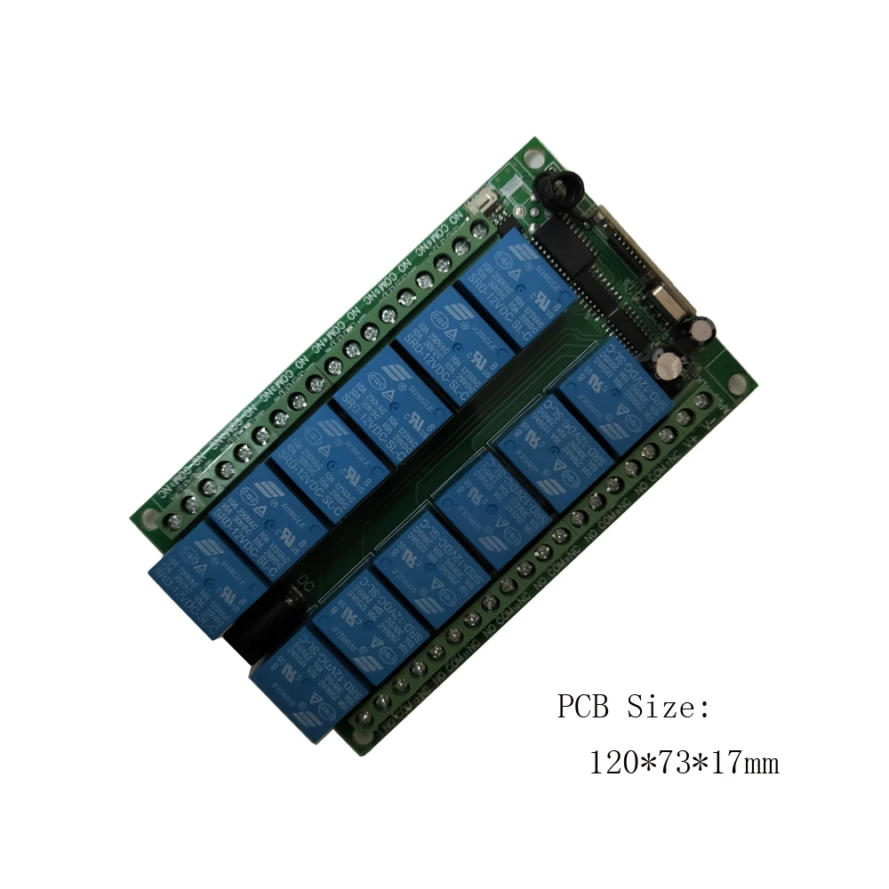 DC 12V 24V 10A реле 12CH 12 CH беспроводной пульт дистанционного управления передатчик