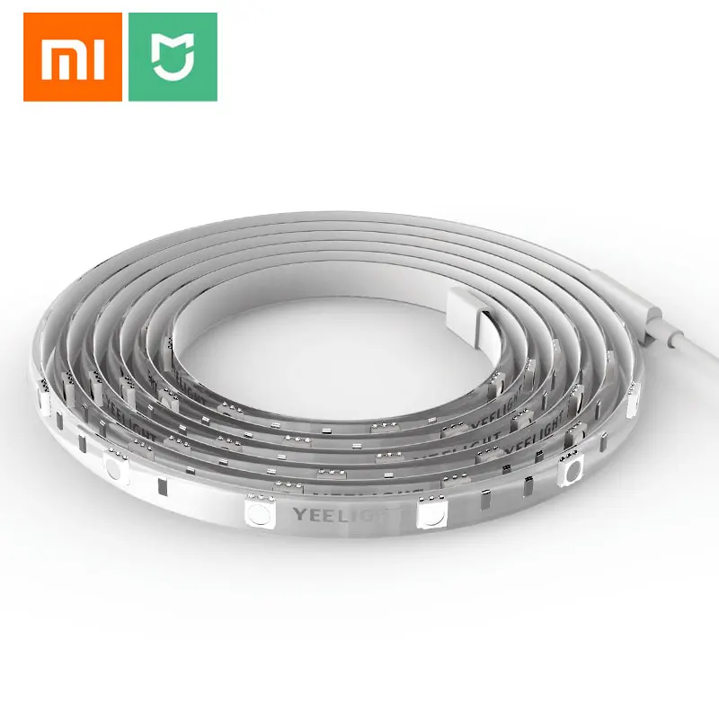 Умная Светодиодная лента Xiaomi Yeelight гибкая LED полоска 16 млн. цветов RGB Wi Fi управление