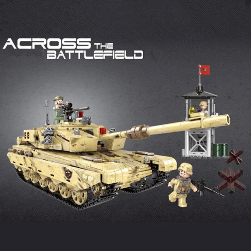

XINGBAO 06021 1340PCS Military Series The 99 Tank Set lepin Building Blocks Bricks Tank Model Car Model Kid Toys Christmas Gifts