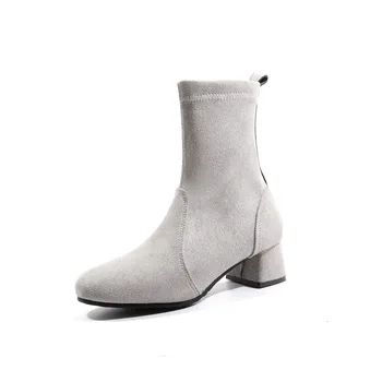 

In the fall of 2018 new comfortable thick with with canister boots female tide of 40 to 43, 181024