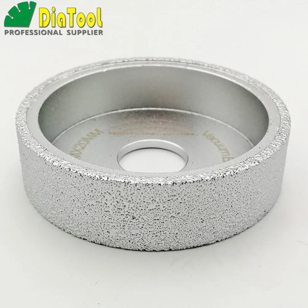 DIATOOL 75 мм x 20 мм алмазной заточкой диски вакуумной пайки алмазного шлифовального, профиль колеса