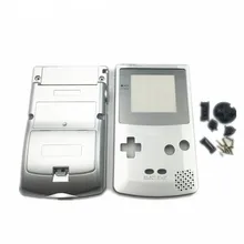 Серебряный корпус на замену чехол Крышка часть для Nin. tendo Запчасти для Gameboy GBC