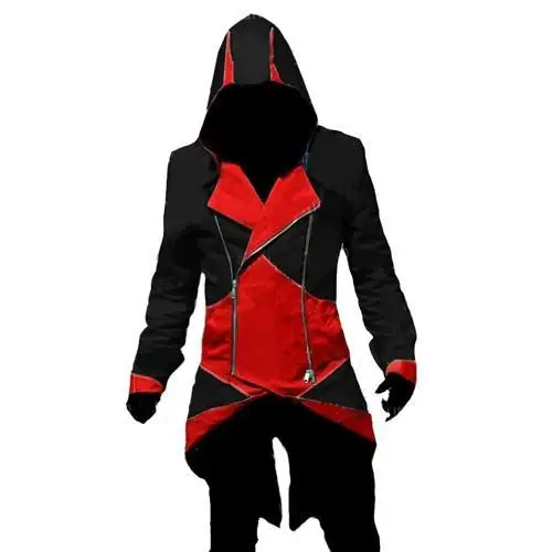 assassins creed costume Kenway Hoodie Coat adult Assassins Creed cosplay plus size custom|size 10 contactscosplay lace front wig - AliExpress