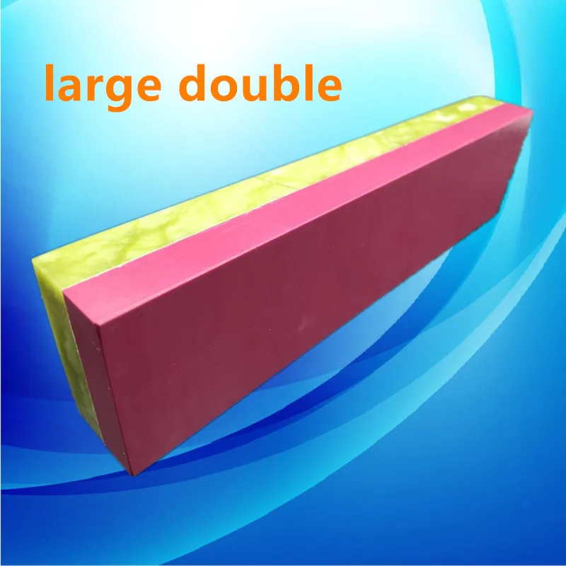  Double Sides Professional Natural Green Agate And Ruby Knife Sharpener Whetstone Sharpening Stones