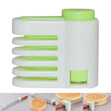 

1 Pcs Plastic 5 Layers DIY Cake Bread Cutter Leveler Slicer Cutting Fixator Kitchen Accessories Bakeware Backing Pastry Tools