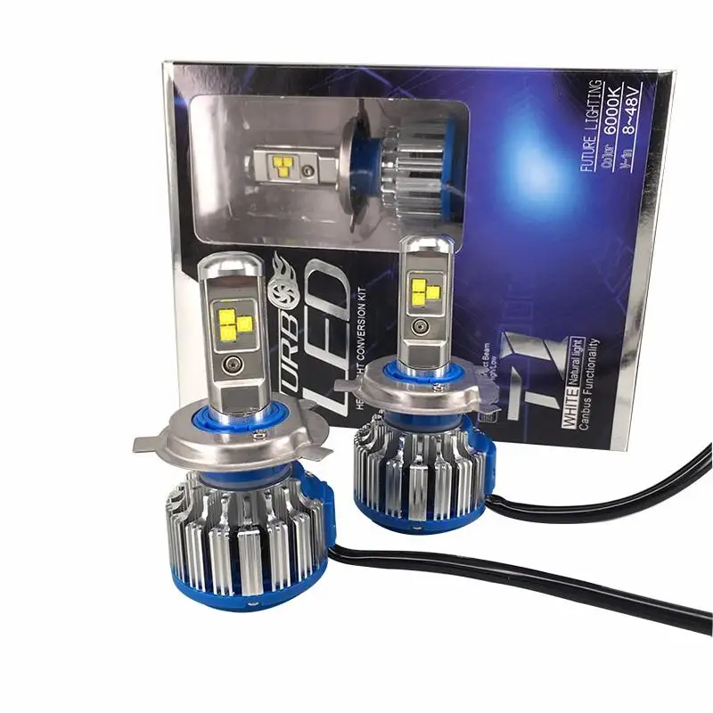 

T1 turbo H7 Erro Free H11 H8 H9 H10 9005 9006 7000LM auto LED Headlight Conversion Kit 6000K EMC Turbo Fan H1 H3 880 881