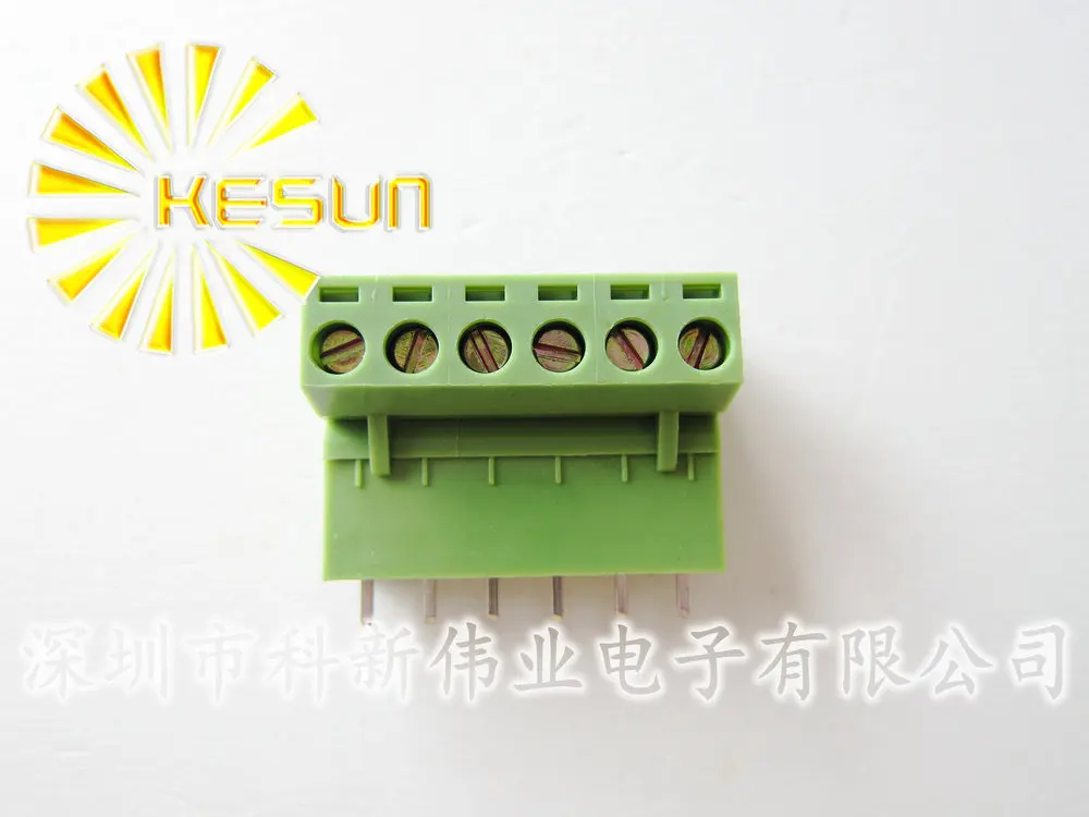 

100PCS 2EDG-5.08-6P + 2EDGV-5.08-6P 2EDG 2EDGV 6Pin 5.08mm Straight Pin Plug-in Screw Terminal Block ROHS
