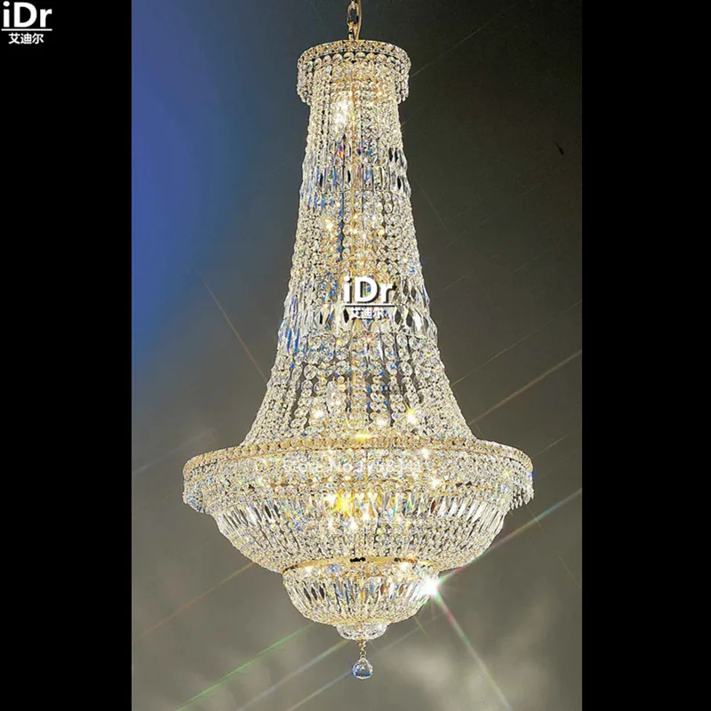 Contemporary Chandeliers Crystal Lamp Gold Handmade Metal