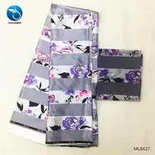 LIULANZHI шелковые ткани Африканский Воск новейший дизайн принты нигерийский воск ML8X27