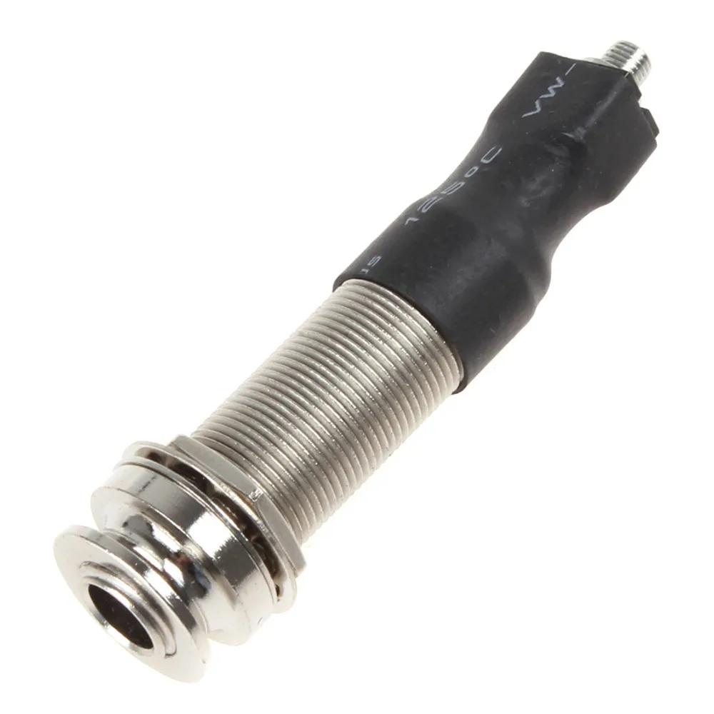 1Set 1/4" Stereo End Pin Jack Connection with Electric Box Guitar Folk Piezo Pickup Under saddle Passive-in Guitar Parts & Accessories from Sports ...
