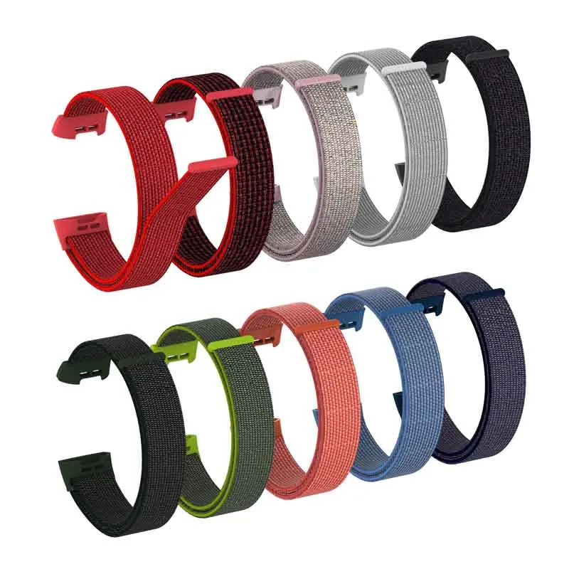 

New Nylon Sorrea Strap for Fitbit Charge 3 Band Smart Fitness Bracelet Sports Watch Wristband Belt Wrist Replace Accessories