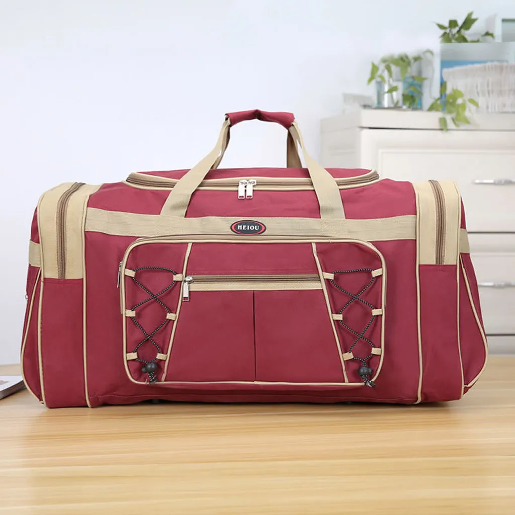 Мужские и женские дорожные сумки переносят огромные багажные сумки мужские s дорожные сумки большой Оксфордский рюкзак наружная сумка