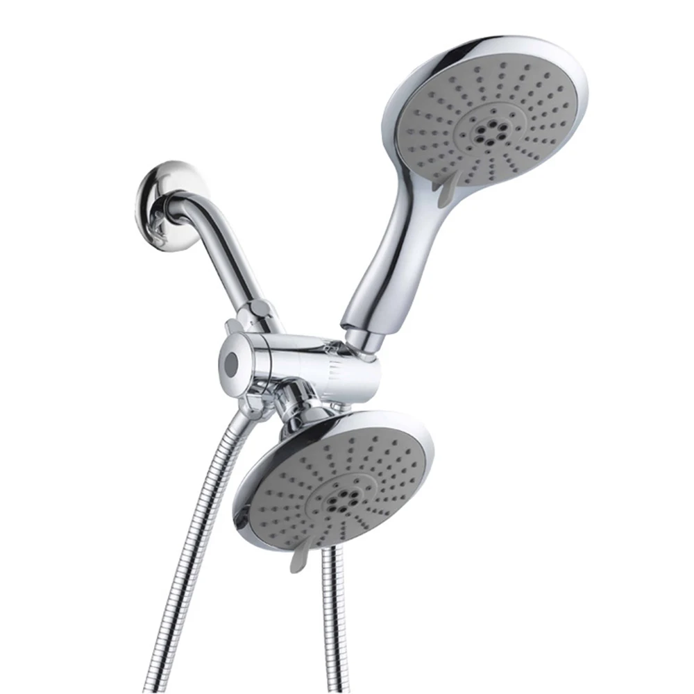 3 Way Water Separator Three Holes Handheld Shower Holder Head Arm Wall