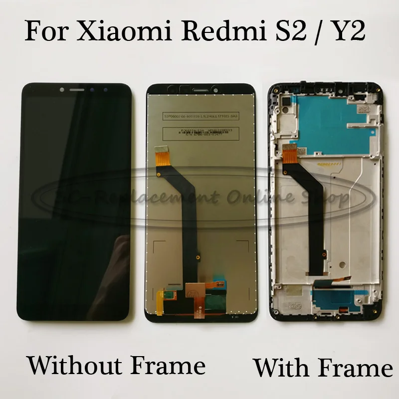 

100% Tested High Quality 5.99 inch Black/White For Xiaomi Redmi S2 Y2 LCD Display + Touch Screen Digitizer Assembly With Frame