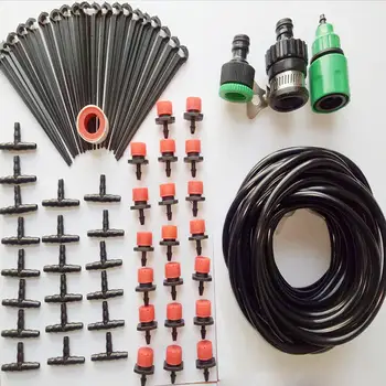 

LumiParty 25M Micro Drip Irrigation System Automatic Timer Self Plant Watering Gardening Accessories-30