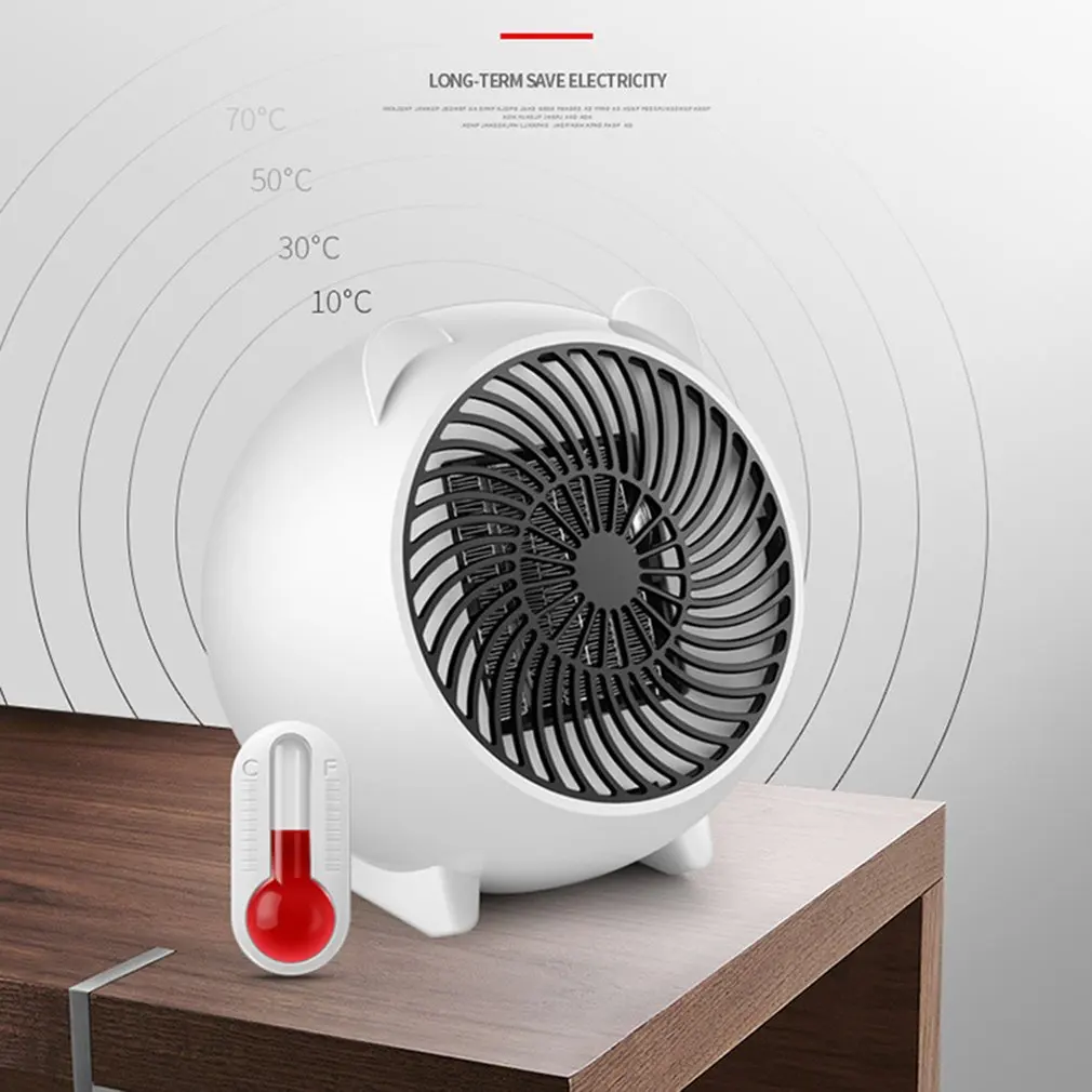 Мультяшный мини обогреватель мини обогреватель Настольный маленький Электрический обогреватель домашние электрические обогреватели Синий дропшиппинг