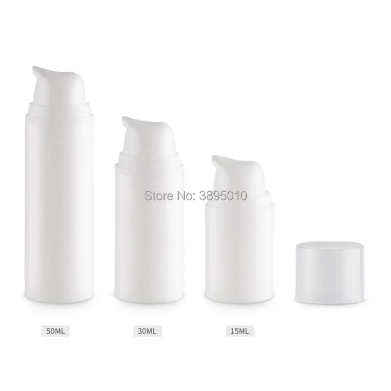 Пластик безвоздушного бутылки для косметической Пустой насос как многоразового бутылки 15 мл 30 мл 50 мл Крем Контейнеры F565