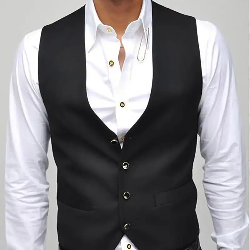 camisas con chalecos para hombres