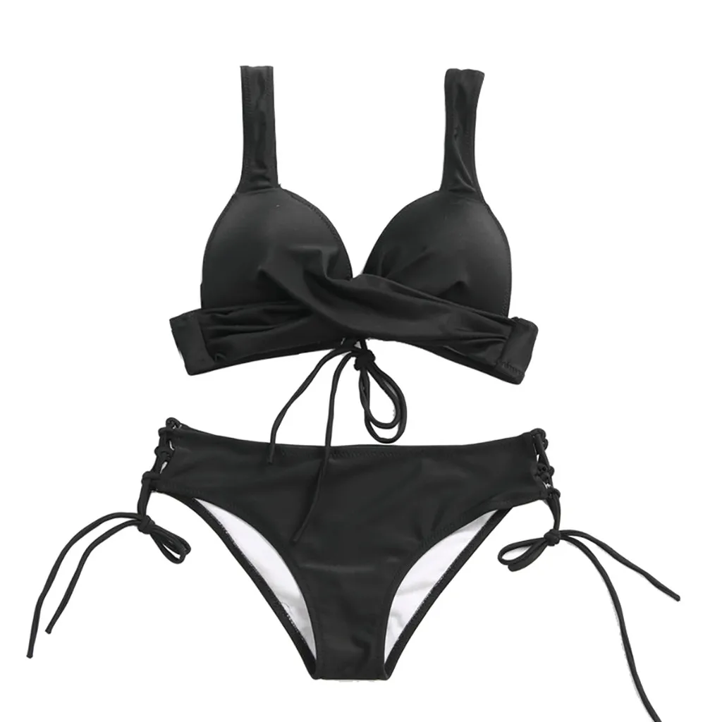 2019 Women Sexy Two Piece Suit Bikinis Beach Bathing Swimsuit Swimwear