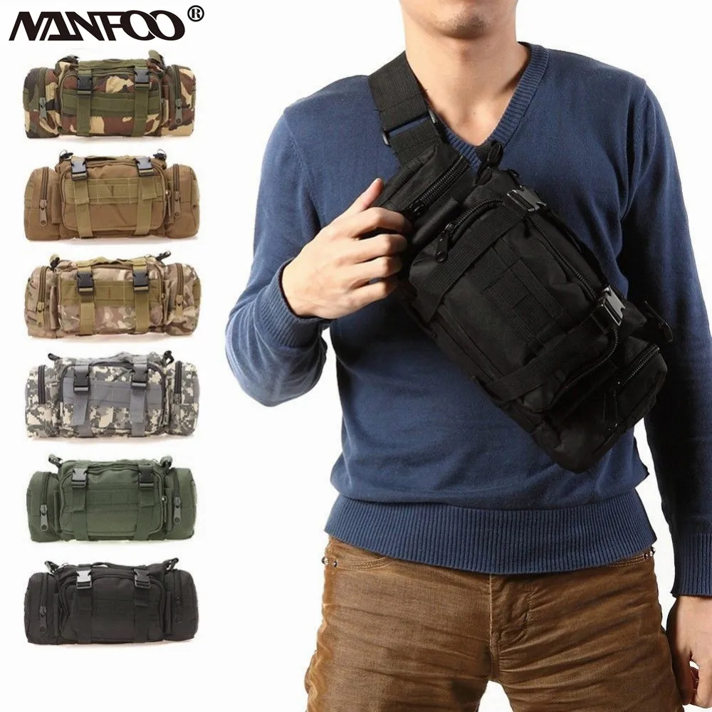 

6L Outdoor Hunting Army Camouflage Waist Pack Utility 3P Military Tactical Duffle Waist Bags Tactical Molle Assault Backpack