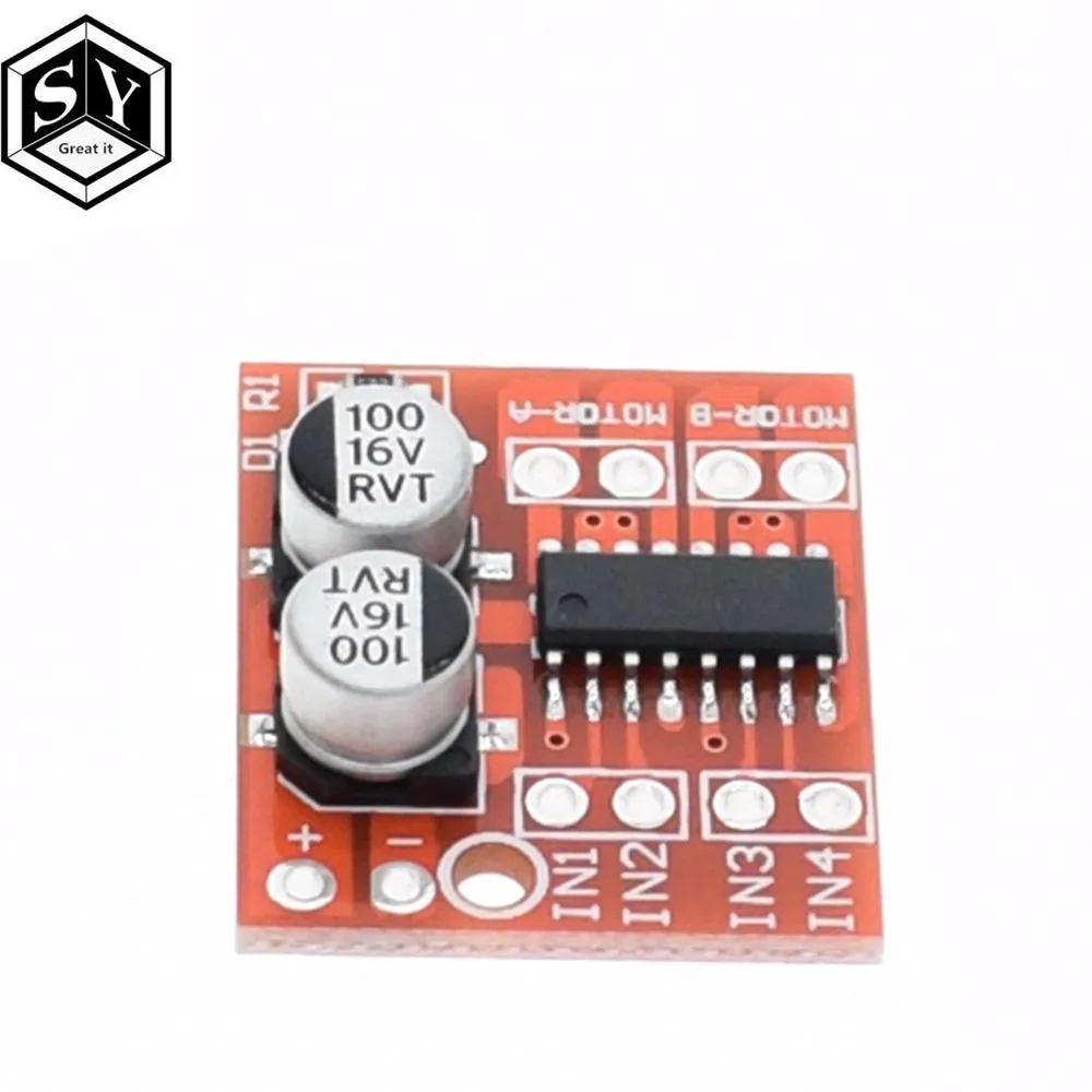 

1PCS Great IT 5A 2 way DC Motor Driver Module PWM Speed Dual H-Bridge Stepper L298N L9110