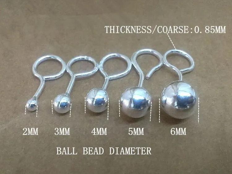 925 silver earrings ball
